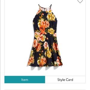 Floral Nine Britton Niya Scallop Dress
